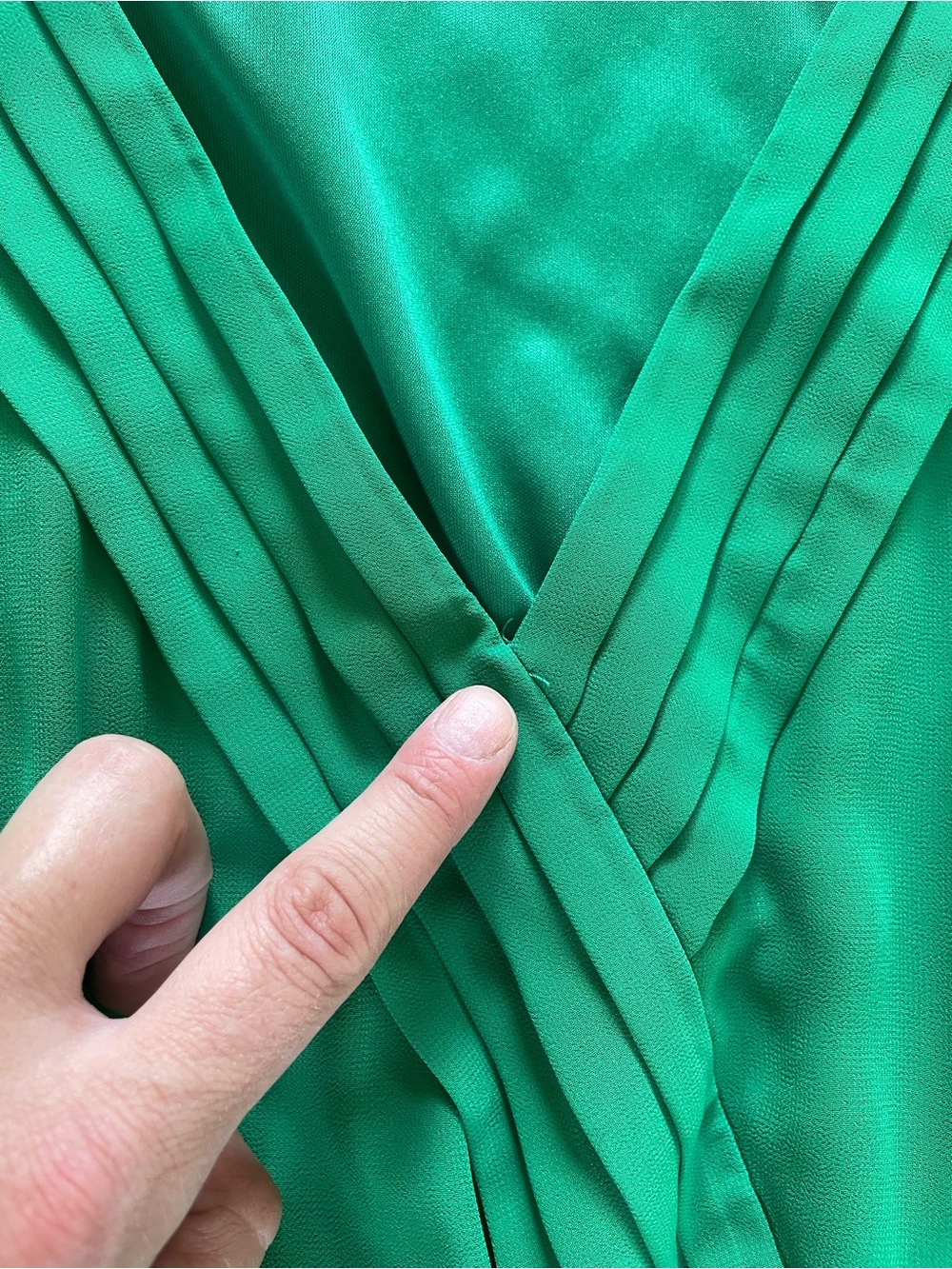 Jessica Simpson Kelly Green Sleeveless Pleated Maxi Dress Size 12 Wedding Guest - Picture 12 of 12